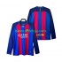 Camisola FC Barcelona 2016 2017 Retro Homem Equipamento Primeiro Manga Comprida